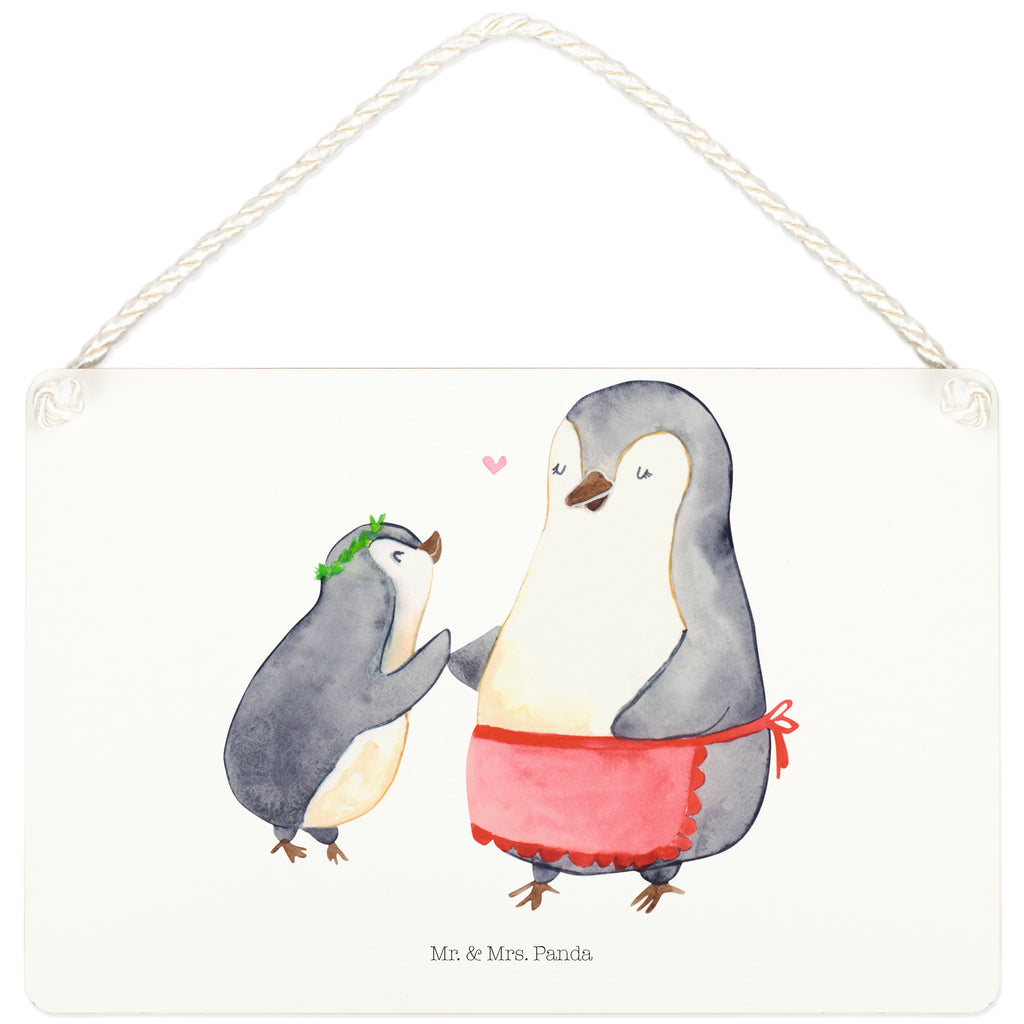 Deko Schild Pinguin mit Kind Dekoschild, Deko Schild, Schild, Tür Schild, Türschild, Holzschild, Wandschild, Wanddeko, Familie, Vatertag, Muttertag, Bruder, Schwester, Mama, Papa, Oma, Opa, Geschenk, Mami, Mutti, Mutter, Geburststag