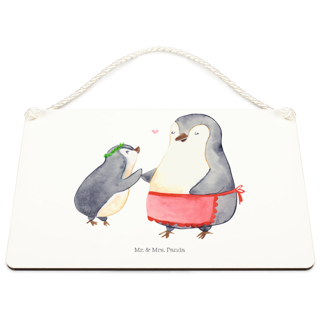 Deko Schild Pinguin mit Kind Dekoschild, Deko Schild, Schild, Tür Schild, Türschild, Holzschild, Wandschild, Wanddeko, Familie, Vatertag, Muttertag, Bruder, Schwester, Mama, Papa, Oma, Opa, Geschenk, Mami, Mutti, Mutter, Geburststag