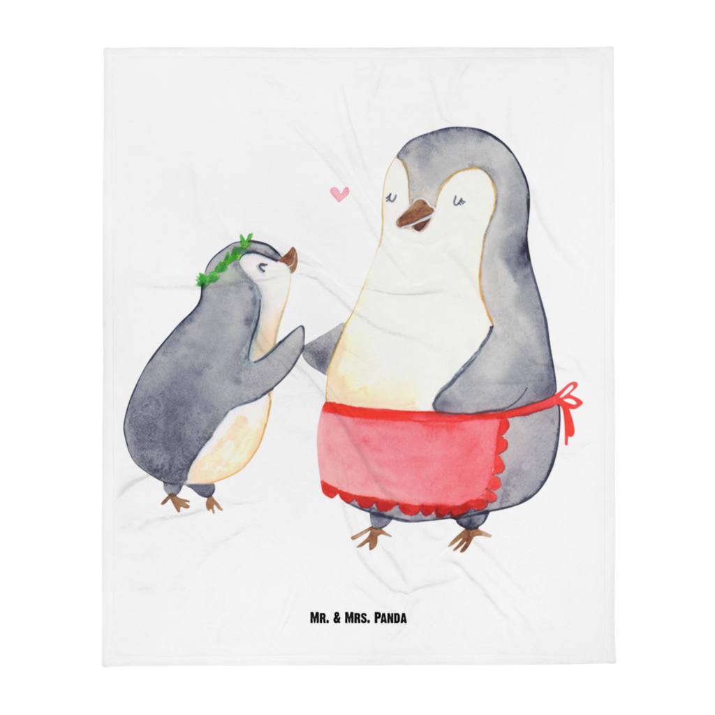 Babydecke Pinguin mit Kind Babydecke, Babygeschenk, Geschenk Geburt, Babyecke Kuscheldecke, Krabbeldecke, Familie, Vatertag, Muttertag, Bruder, Schwester, Mama, Papa, Oma, Opa, Geschenk, Mami, Mutti, Mutter, Geburststag