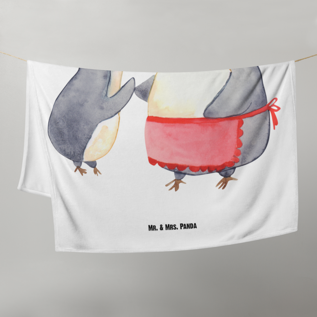 Babydecke Pinguin mit Kind Babydecke, Babygeschenk, Geschenk Geburt, Babyecke Kuscheldecke, Krabbeldecke, Familie, Vatertag, Muttertag, Bruder, Schwester, Mama, Papa, Oma, Opa, Geschenk, Mami, Mutti, Mutter, Geburststag
