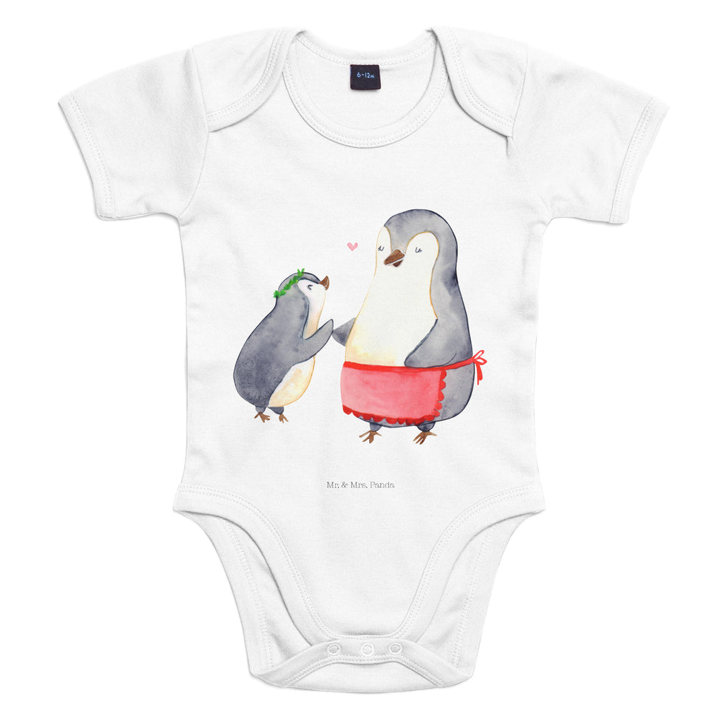 Organic Baby Body Pinguin mit Kind Babykleidung, Babystrampler, Strampler, Wickelbody, Baby Erstausstattung, Junge, Mädchen, Familie, Vatertag, Muttertag, Bruder, Schwester, Mama, Papa, Oma, Opa, Geschenk, Mami, Mutti, Mutter, Geburststag