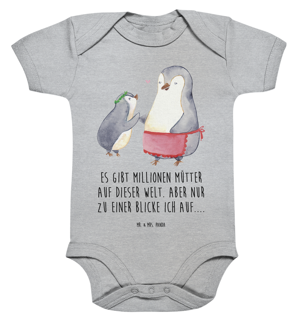 Organic Baby Body Pinguin mit Kind Babykleidung, Babystrampler, Strampler, Wickelbody, Baby Erstausstattung, Junge, Mädchen, Familie, Vatertag, Muttertag, Bruder, Schwester, Mama, Papa, Oma, Opa, Geschenk, Mami, Mutti, Mutter, Geburststag