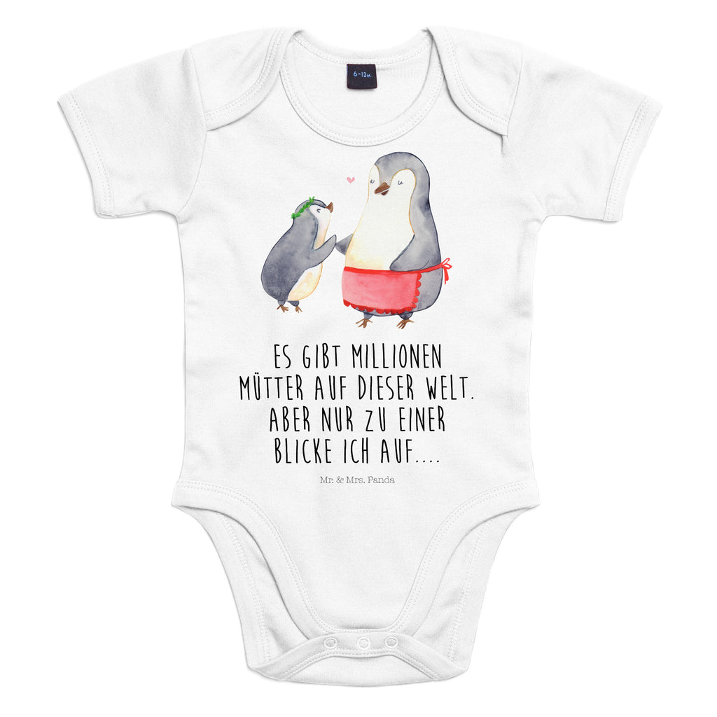 Organic Baby Body Pinguin mit Kind Babykleidung, Babystrampler, Strampler, Wickelbody, Baby Erstausstattung, Junge, Mädchen, Familie, Vatertag, Muttertag, Bruder, Schwester, Mama, Papa, Oma, Opa, Geschenk, Mami, Mutti, Mutter, Geburststag