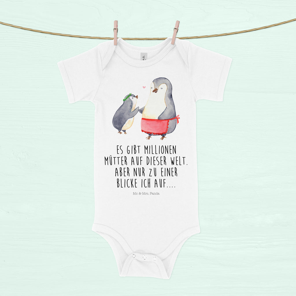 Organic Baby Body Pinguin mit Kind Babykleidung, Babystrampler, Strampler, Wickelbody, Baby Erstausstattung, Junge, Mädchen, Familie, Vatertag, Muttertag, Bruder, Schwester, Mama, Papa, Oma, Opa, Geschenk, Mami, Mutti, Mutter, Geburststag