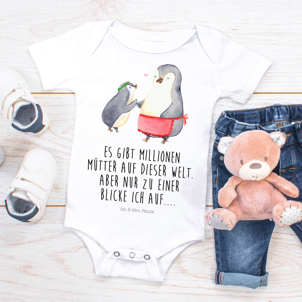 Organic Baby Body Pinguin mit Kind Babykleidung, Babystrampler, Strampler, Wickelbody, Baby Erstausstattung, Junge, Mädchen, Familie, Vatertag, Muttertag, Bruder, Schwester, Mama, Papa, Oma, Opa, Geschenk, Mami, Mutti, Mutter, Geburststag