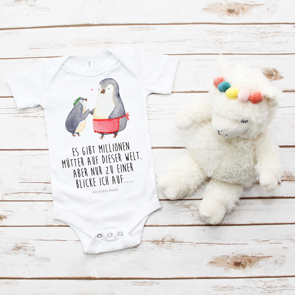 Organic Baby Body Pinguin mit Kind Babykleidung, Babystrampler, Strampler, Wickelbody, Baby Erstausstattung, Junge, Mädchen, Familie, Vatertag, Muttertag, Bruder, Schwester, Mama, Papa, Oma, Opa, Geschenk, Mami, Mutti, Mutter, Geburststag