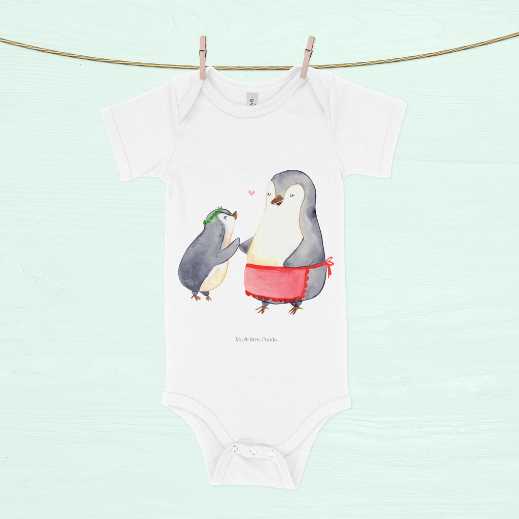 Organic Baby Body Pinguin mit Kind Babykleidung, Babystrampler, Strampler, Wickelbody, Baby Erstausstattung, Junge, Mädchen, Familie, Vatertag, Muttertag, Bruder, Schwester, Mama, Papa, Oma, Opa, Geschenk, Mami, Mutti, Mutter, Geburststag