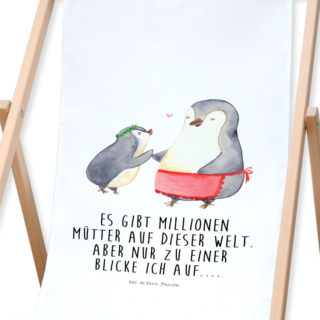 Gartenliege Pinguin mit Kind Sonnenliege, Strandliege, Liege, Liegestuhl, Gartenliege, Gartenstuhl, Familie, Vatertag, Muttertag, Bruder, Schwester, Mama, Papa, Oma, Opa, Geschenk, Mami, Mutti, Mutter, Geburststag