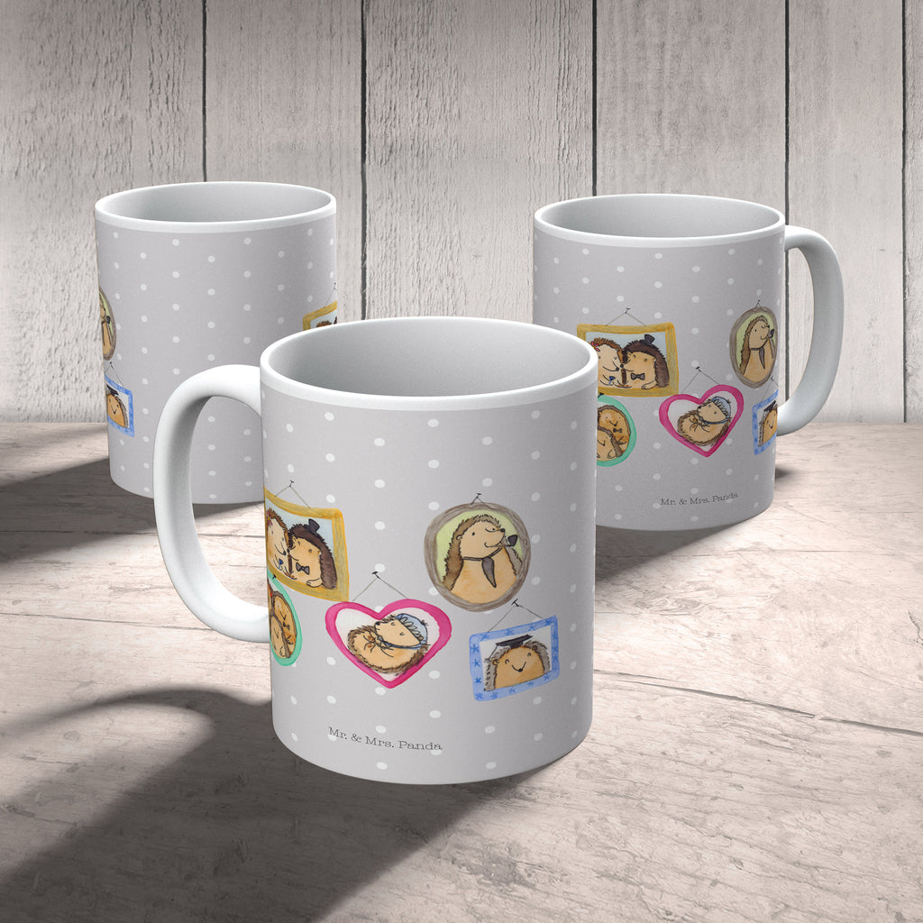 Tasse Igel Familie Familie, Liebe, Igel, Bilder, Zusammenhalt, Glück, Bruder, Schwester, Mama, Papa Becher, Kaffeetasse, Kaffeebecher, Tee, Frühstück, Büro  Familie, Vatertag, Muttertag, Bruder, Schwester, Mama, Papa, Oma, Opa