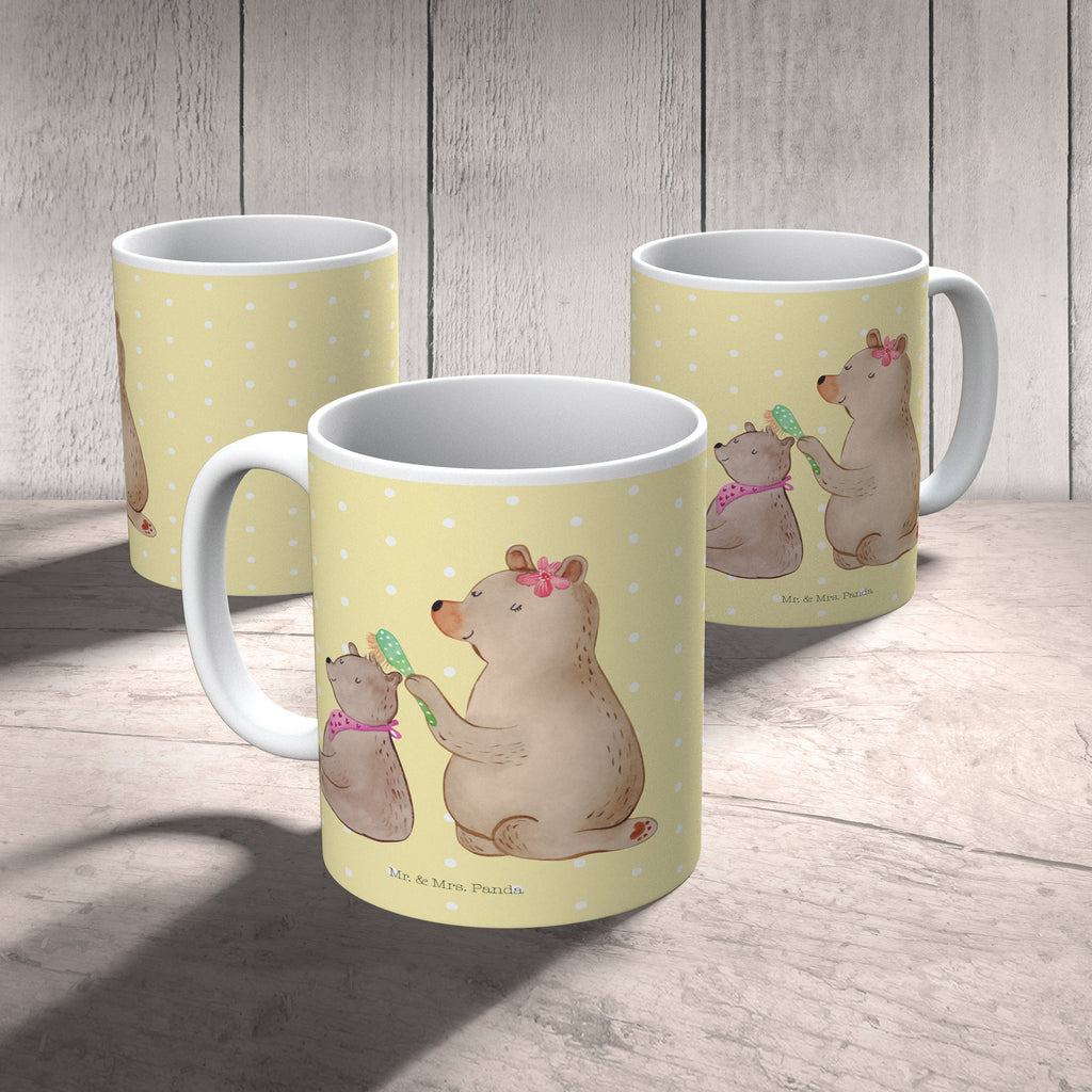 Tasse Bär mit Kind Geschenk, Muttertag, Mutti, Mama, Mutter Becher, Kaffeetasse, Kaffeebecher, Tee, Frühstück, Büro  Familie, Vatertag, Muttertag, Bruder, Schwester, Mama, Papa, Oma, Opa