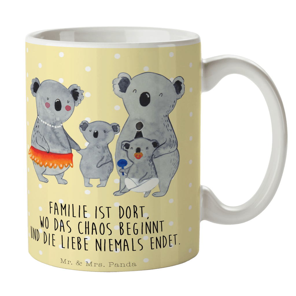 Tasse Koala Familie Koala, Koalas, Familie, Family, Mama, Papa, Kinder, Geschwister, Familienleben Becher, Kaffeetasse, Kaffeebecher, Tee, Frühstück, Büro  Familie, Vatertag, Muttertag, Bruder, Schwester, Mama, Papa, Oma, Opa