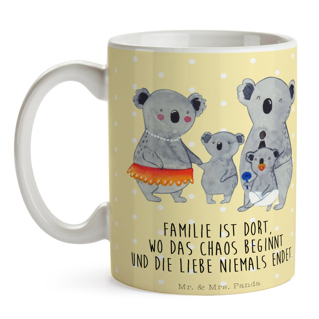 Tasse Koala Familie Koala, Koalas, Familie, Family, Mama, Papa, Kinder, Geschwister, Familienleben Becher, Kaffeetasse, Kaffeebecher, Tee, Frühstück, Büro  Familie, Vatertag, Muttertag, Bruder, Schwester, Mama, Papa, Oma, Opa