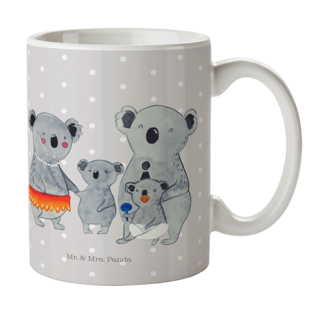 Tasse Koala Familie Koala, Koalas, Familie, Family, Mama, Papa, Kinder, Geschwister, Familienleben Becher, Kaffeetasse, Kaffeebecher, Tee, Frühstück, Büro  Familie, Vatertag, Muttertag, Bruder, Schwester, Mama, Papa, Oma, Opa