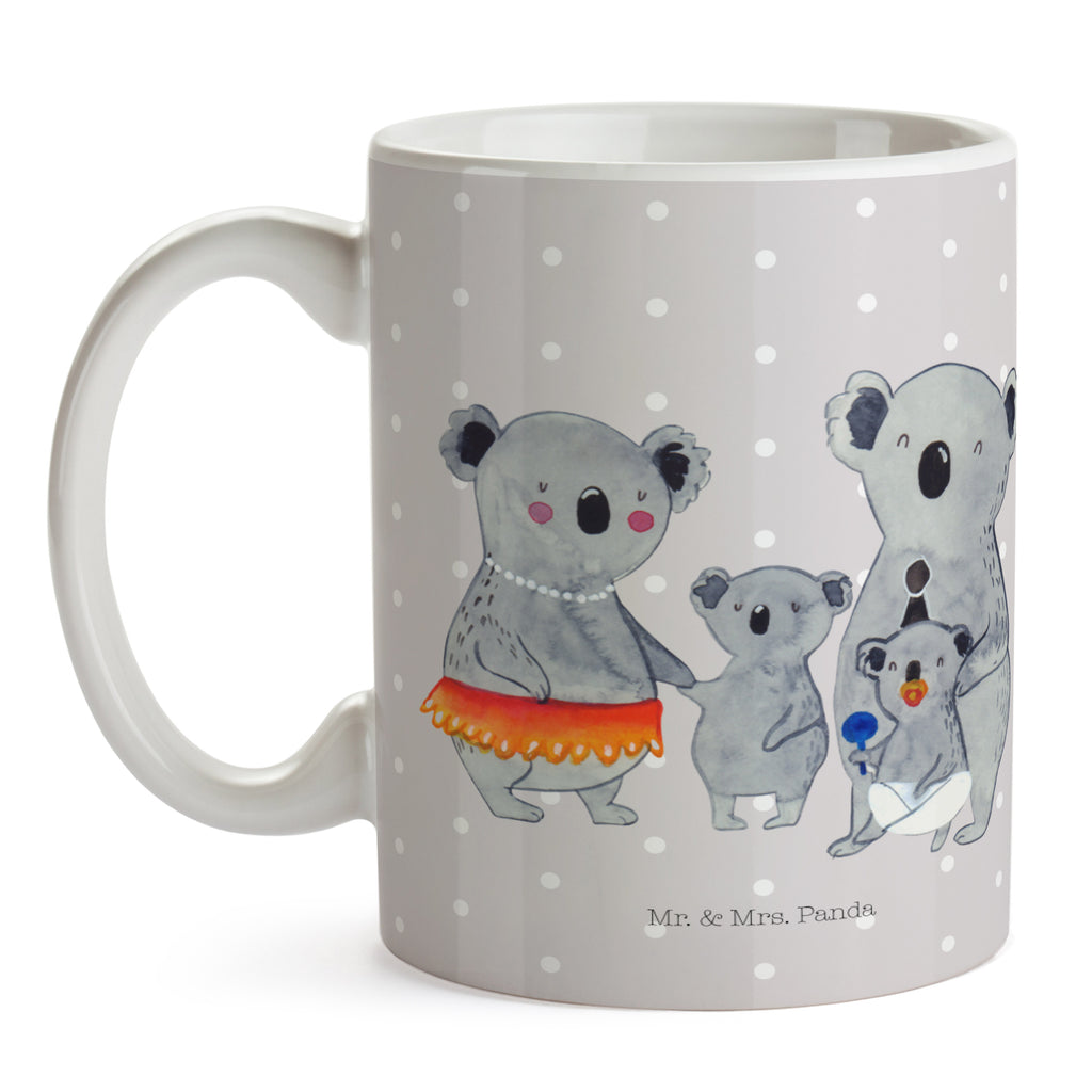 Tasse Koala Familie Koala, Koalas, Familie, Family, Mama, Papa, Kinder, Geschwister, Familienleben Becher, Kaffeetasse, Kaffeebecher, Tee, Frühstück, Büro  Familie, Vatertag, Muttertag, Bruder, Schwester, Mama, Papa, Oma, Opa