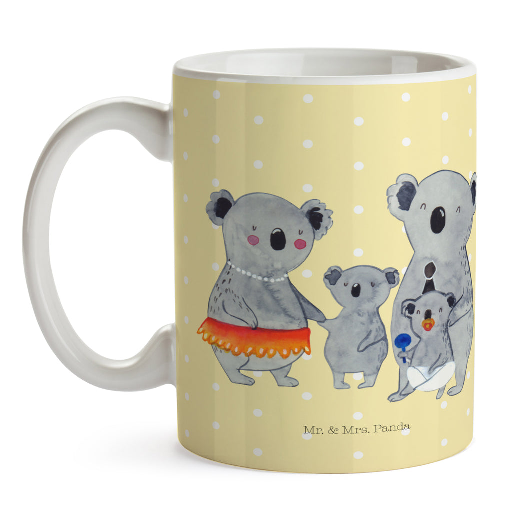 Tasse Koala Familie Koala, Koalas, Familie, Family, Mama, Papa, Kinder, Geschwister, Familienleben Becher, Kaffeetasse, Kaffeebecher, Tee, Frühstück, Büro  Familie, Vatertag, Muttertag, Bruder, Schwester, Mama, Papa, Oma, Opa