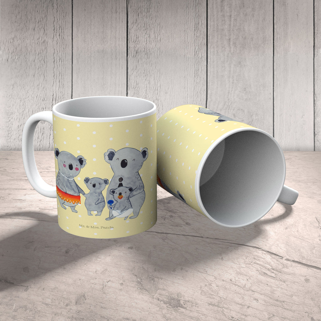 Tasse Koala Familie Koala, Koalas, Familie, Family, Mama, Papa, Kinder, Geschwister, Familienleben Becher, Kaffeetasse, Kaffeebecher, Tee, Frühstück, Büro  Familie, Vatertag, Muttertag, Bruder, Schwester, Mama, Papa, Oma, Opa