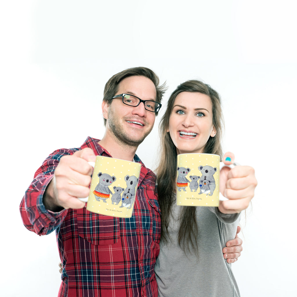 Tasse Koala Familie Koala, Koalas, Familie, Family, Mama, Papa, Kinder, Geschwister, Familienleben Becher, Kaffeetasse, Kaffeebecher, Tee, Frühstück, Büro  Familie, Vatertag, Muttertag, Bruder, Schwester, Mama, Papa, Oma, Opa