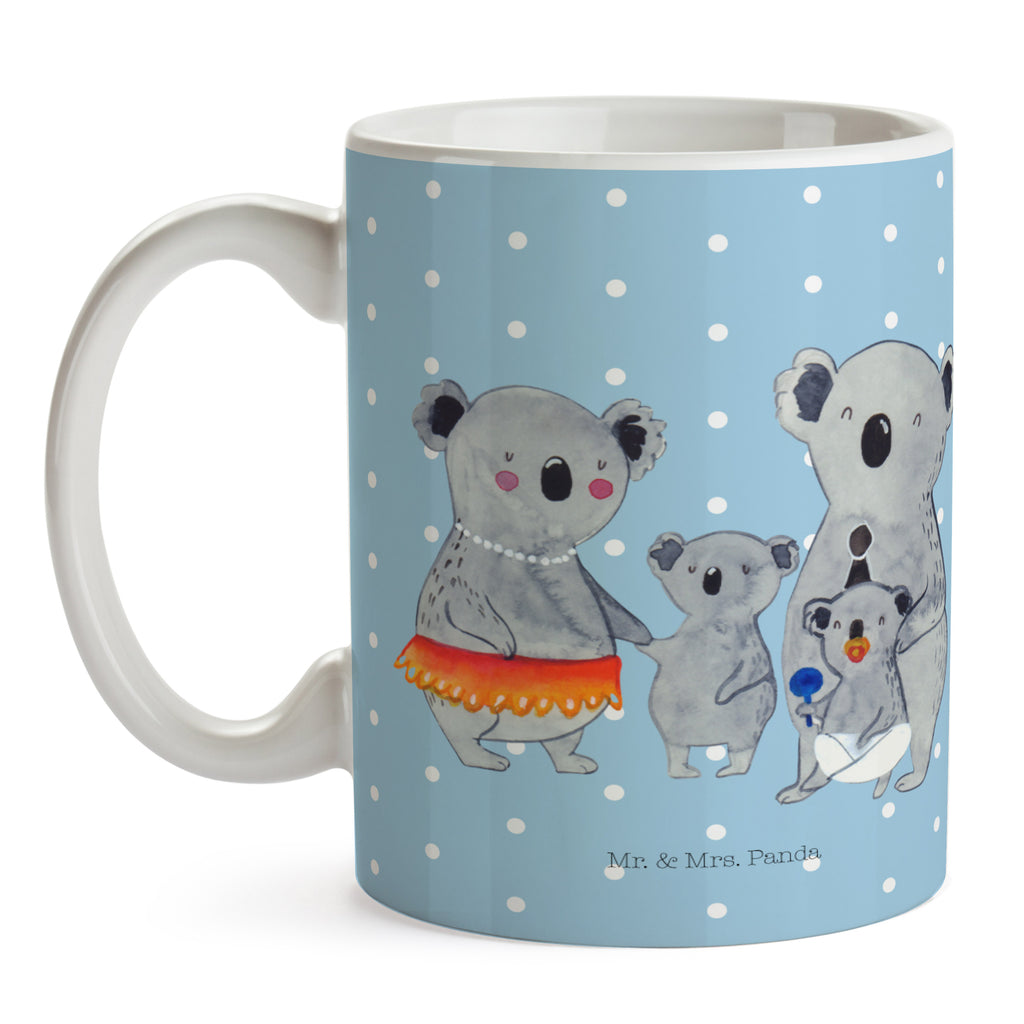 Tasse Koala Familie Koala, Koalas, Familie, Family, Mama, Papa, Kinder, Geschwister, Familienleben Becher, Kaffeetasse, Kaffeebecher, Tee, Frühstück, Büro  Familie, Vatertag, Muttertag, Bruder, Schwester, Mama, Papa, Oma, Opa