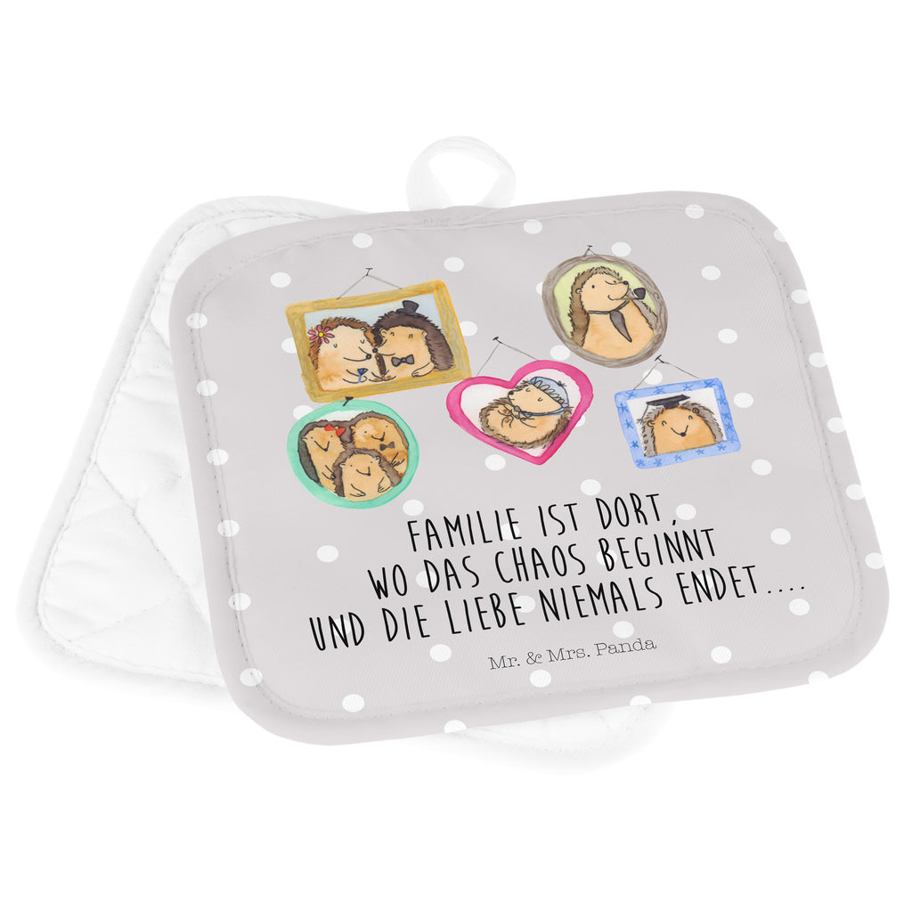 2er Set Topflappen  Igel Familie Topflappen, Topfuntersetzer, Ofenhandschuh, Topflappen Set, Topflappen lustig, Topflappen mit Spruch, Familie, Vatertag, Muttertag, Bruder, Schwester, Mama, Papa, Oma, Opa, Liebe, Igel, Bilder, Zusammenhalt, Glück