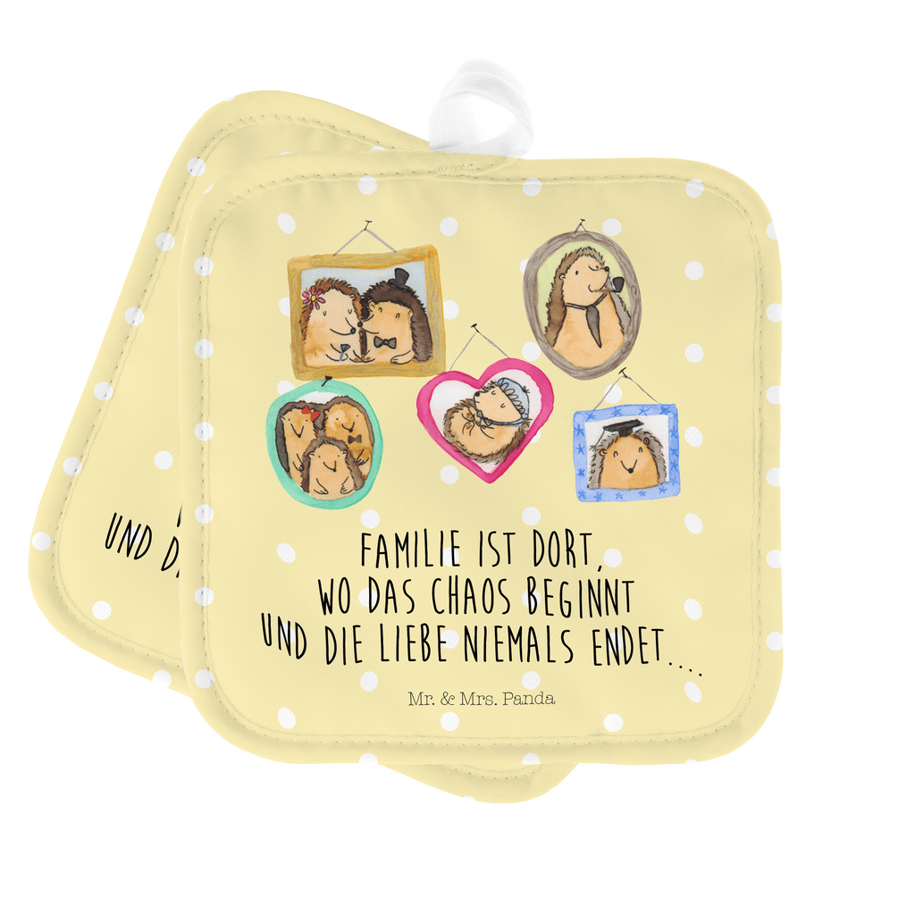 2er Set Topflappen  Igel Familie Topflappen, Topfuntersetzer, Ofenhandschuh, Topflappen Set, Topflappen lustig, Topflappen mit Spruch, Familie, Vatertag, Muttertag, Bruder, Schwester, Mama, Papa, Oma, Opa, Liebe, Igel, Bilder, Zusammenhalt, Glück