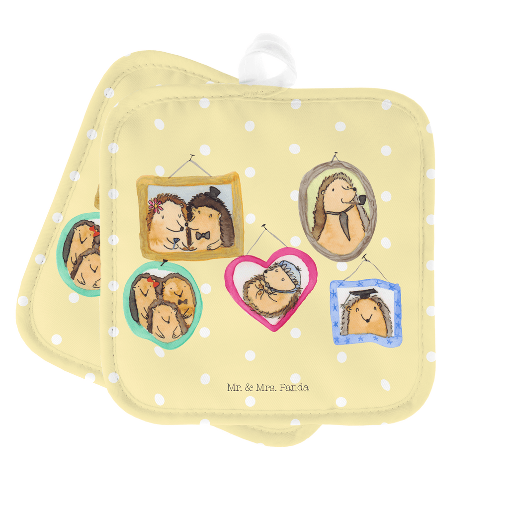 2er Set Topflappen  Igel Familie Topflappen, Topfuntersetzer, Ofenhandschuh, Topflappen Set, Topflappen lustig, Topflappen mit Spruch, Familie, Vatertag, Muttertag, Bruder, Schwester, Mama, Papa, Oma, Opa, Liebe, Igel, Bilder, Zusammenhalt, Glück