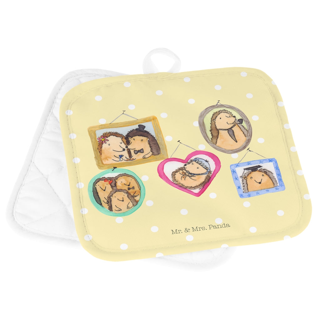 2er Set Topflappen  Igel Familie Topflappen, Topfuntersetzer, Ofenhandschuh, Topflappen Set, Topflappen lustig, Topflappen mit Spruch, Familie, Vatertag, Muttertag, Bruder, Schwester, Mama, Papa, Oma, Opa, Liebe, Igel, Bilder, Zusammenhalt, Glück