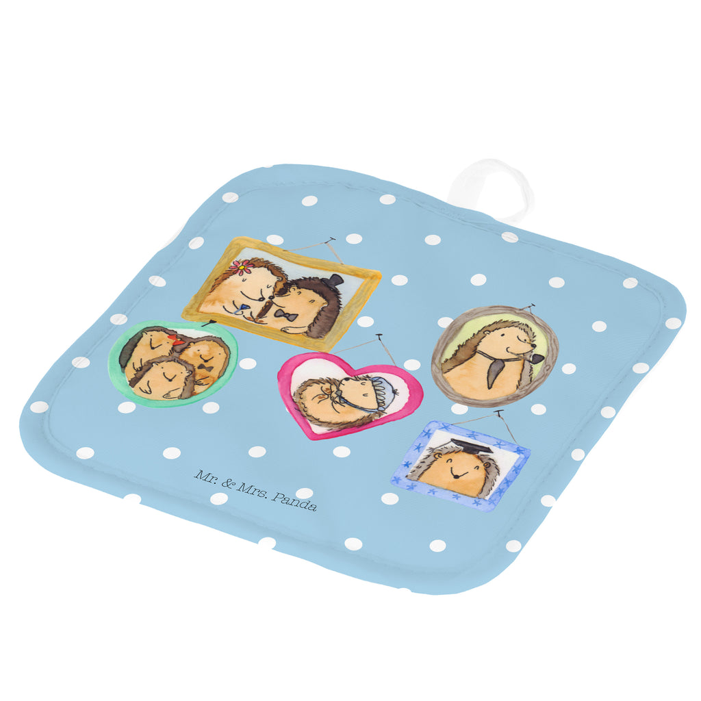 2er Set Topflappen  Igel Familie Topflappen, Topfuntersetzer, Ofenhandschuh, Topflappen Set, Topflappen lustig, Topflappen mit Spruch, Familie, Vatertag, Muttertag, Bruder, Schwester, Mama, Papa, Oma, Opa, Liebe, Igel, Bilder, Zusammenhalt, Glück