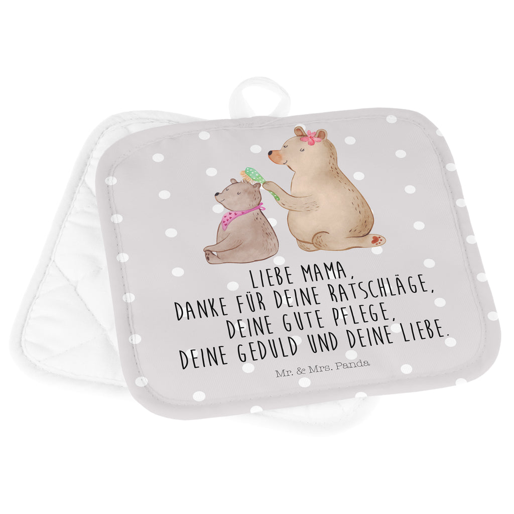 2er Set Topflappen  Bär mit Kind Topflappen, Topfuntersetzer, Ofenhandschuh, Topflappen Set, Topflappen lustig, Topflappen mit Spruch, Familie, Vatertag, Muttertag, Bruder, Schwester, Mama, Papa, Oma, Opa, Geschenk, Mutti, Mutter