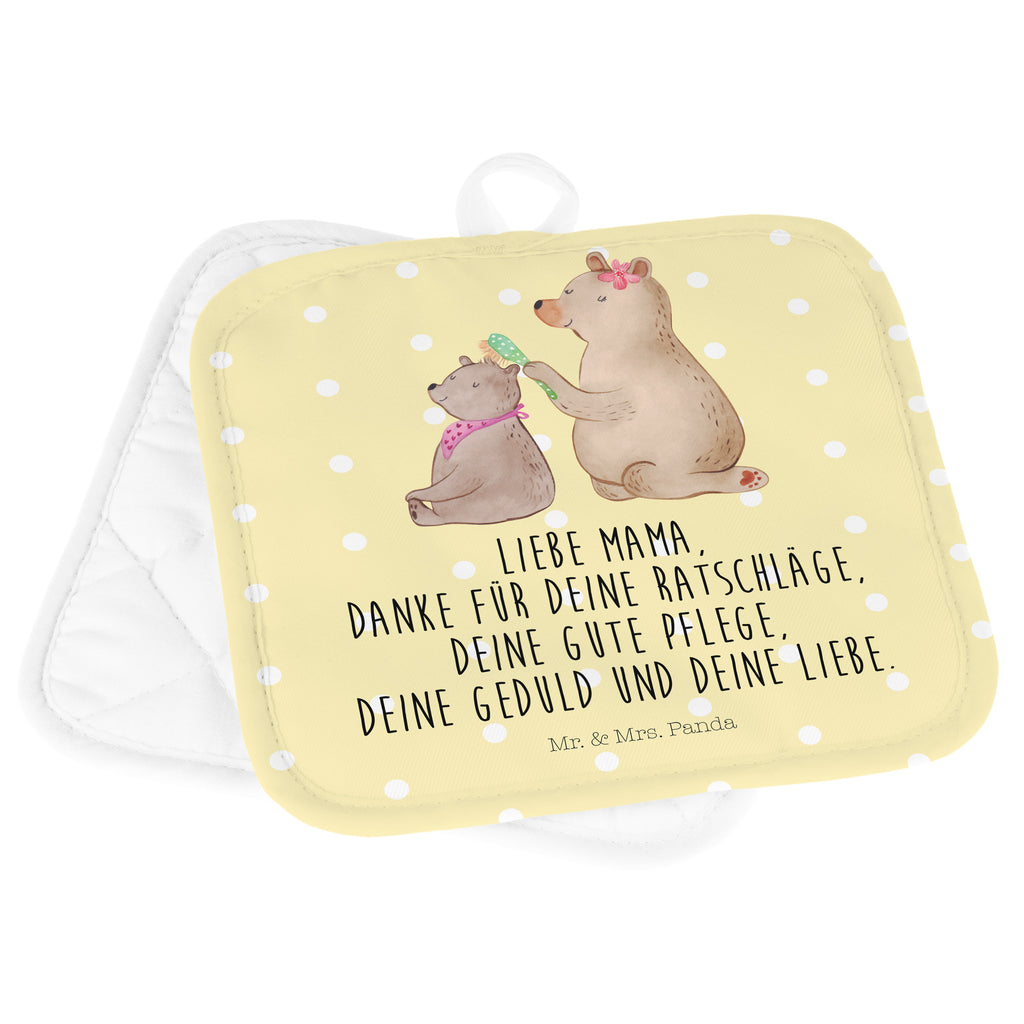 2er Set Topflappen  Bär mit Kind Topflappen, Topfuntersetzer, Ofenhandschuh, Topflappen Set, Topflappen lustig, Topflappen mit Spruch, Familie, Vatertag, Muttertag, Bruder, Schwester, Mama, Papa, Oma, Opa, Geschenk, Mutti, Mutter