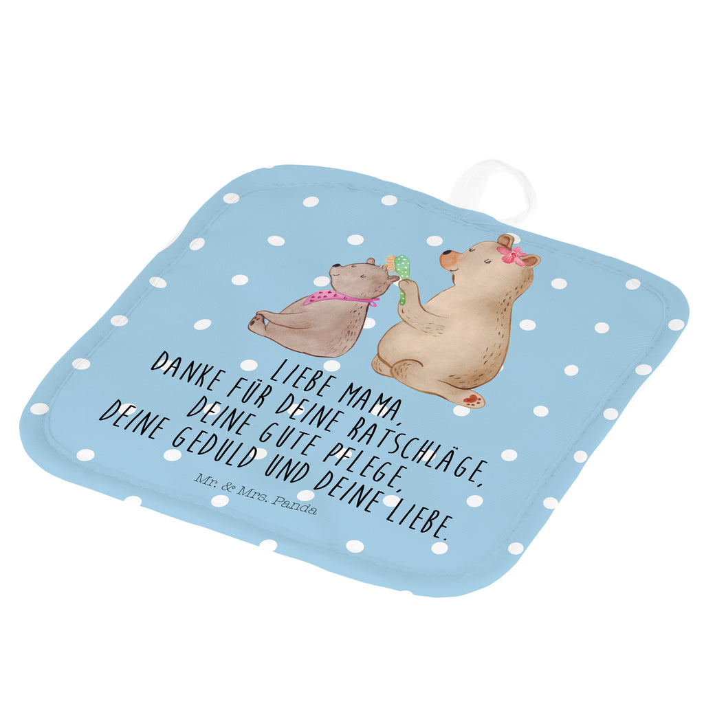 2er Set Topflappen  Bär mit Kind Topflappen, Topfuntersetzer, Ofenhandschuh, Topflappen Set, Topflappen lustig, Topflappen mit Spruch, Familie, Vatertag, Muttertag, Bruder, Schwester, Mama, Papa, Oma, Opa, Geschenk, Mutti, Mutter