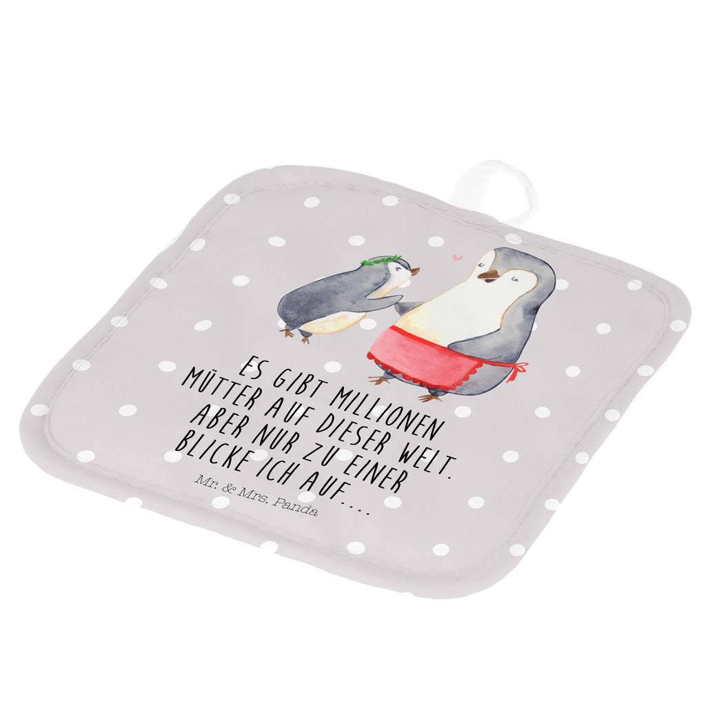 2er Set Topflappen  Pinguin mit Kind Topflappen, Topfuntersetzer, Ofenhandschuh, Topflappen Set, Topflappen lustig, Topflappen mit Spruch, Familie, Vatertag, Muttertag, Bruder, Schwester, Mama, Papa, Oma, Opa, Geschenk, Mami, Mutti, Mutter, Geburststag