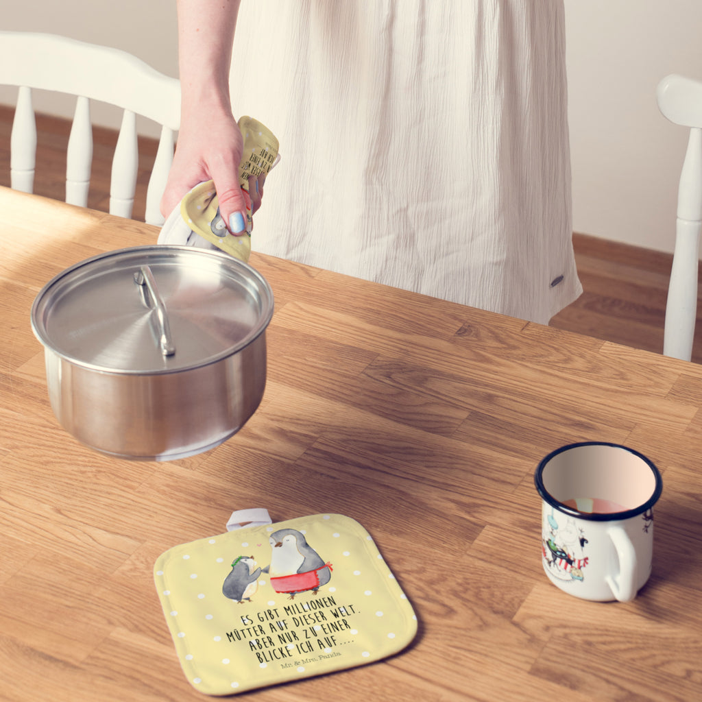 2er Set Topflappen  Pinguin mit Kind Topflappen, Topfuntersetzer, Ofenhandschuh, Topflappen Set, Topflappen lustig, Topflappen mit Spruch, Familie, Vatertag, Muttertag, Bruder, Schwester, Mama, Papa, Oma, Opa, Geschenk, Mami, Mutti, Mutter, Geburststag