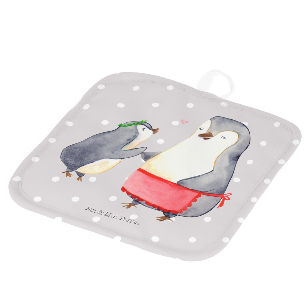 2er Set Topflappen  Pinguin mit Kind Topflappen, Topfuntersetzer, Ofenhandschuh, Topflappen Set, Topflappen lustig, Topflappen mit Spruch, Familie, Vatertag, Muttertag, Bruder, Schwester, Mama, Papa, Oma, Opa, Geschenk, Mami, Mutti, Mutter, Geburststag