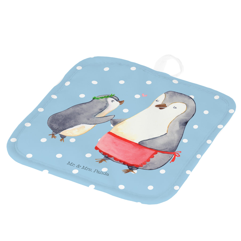 2er Set Topflappen  Pinguin mit Kind Topflappen, Topfuntersetzer, Ofenhandschuh, Topflappen Set, Topflappen lustig, Topflappen mit Spruch, Familie, Vatertag, Muttertag, Bruder, Schwester, Mama, Papa, Oma, Opa, Geschenk, Mami, Mutti, Mutter, Geburststag