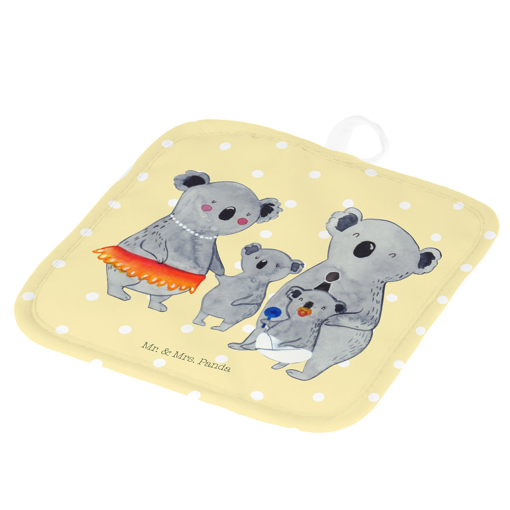 2er Set Topflappen  Koala Familie Topflappen, Topfuntersetzer, Ofenhandschuh, Topflappen Set, Topflappen lustig, Topflappen mit Spruch, Familie, Vatertag, Muttertag, Bruder, Schwester, Mama, Papa, Oma, Opa, Koala, Koalas, Family, Kinder, Geschwister, Familienleben