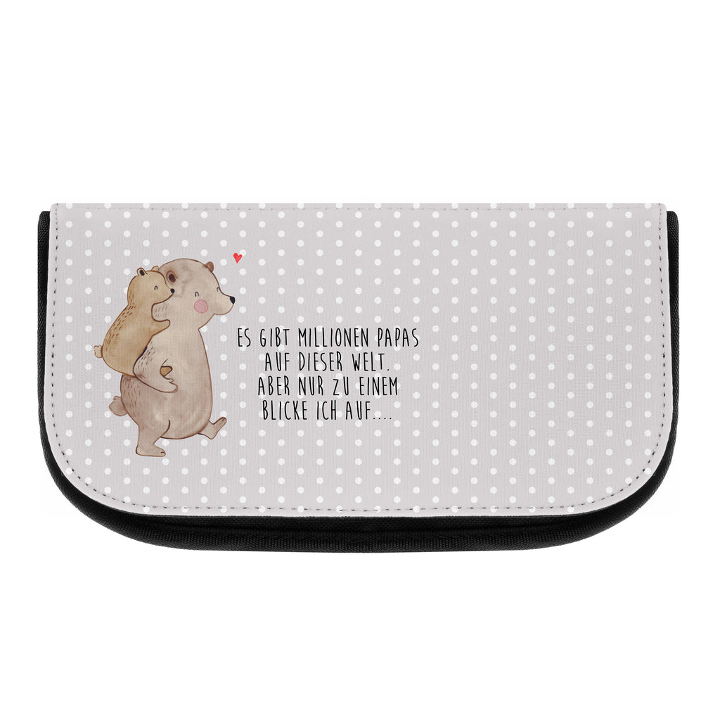 Kosmetiktasche Papa Bär Kosmetikbeutel, Kulturtasche, Kulturbeutel, Schminktasche, Make-Up Tasche, Familie, Vatertag, Muttertag, Bruder, Schwester, Mama, Papa, Oma, Opa, Geschenk, Vater, Papi, Vati, Onkel, Geburtstag