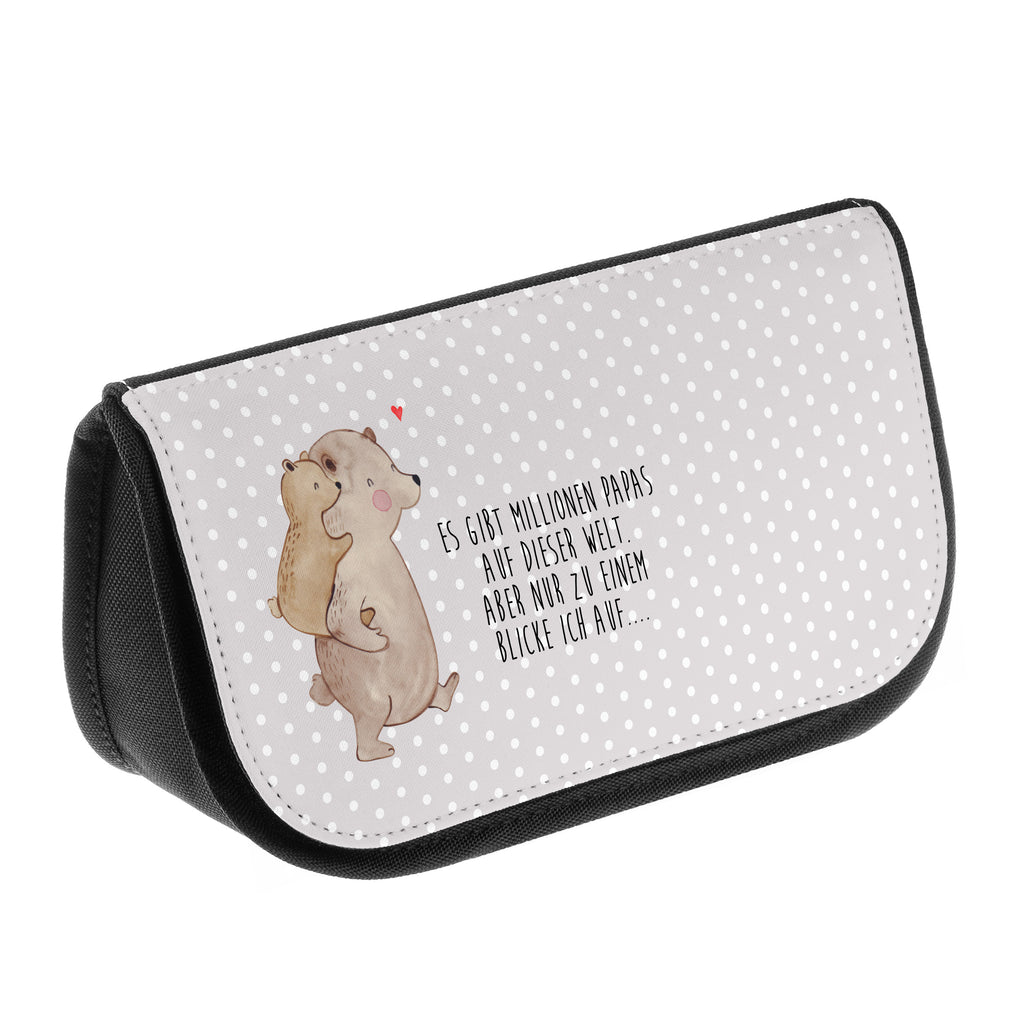 Kosmetiktasche Papa Bär Kosmetikbeutel, Kulturtasche, Kulturbeutel, Schminktasche, Make-Up Tasche, Familie, Vatertag, Muttertag, Bruder, Schwester, Mama, Papa, Oma, Opa, Geschenk, Vater, Papi, Vati, Onkel, Geburtstag