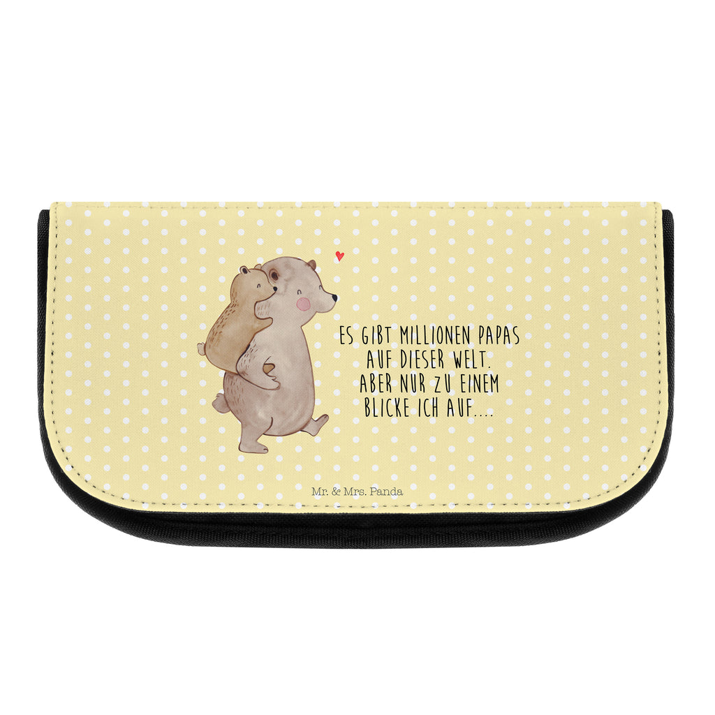 Kosmetiktasche Papa Bär Kosmetikbeutel, Kulturtasche, Kulturbeutel, Schminktasche, Make-Up Tasche, Familie, Vatertag, Muttertag, Bruder, Schwester, Mama, Papa, Oma, Opa, Geschenk, Vater, Papi, Vati, Onkel, Geburtstag