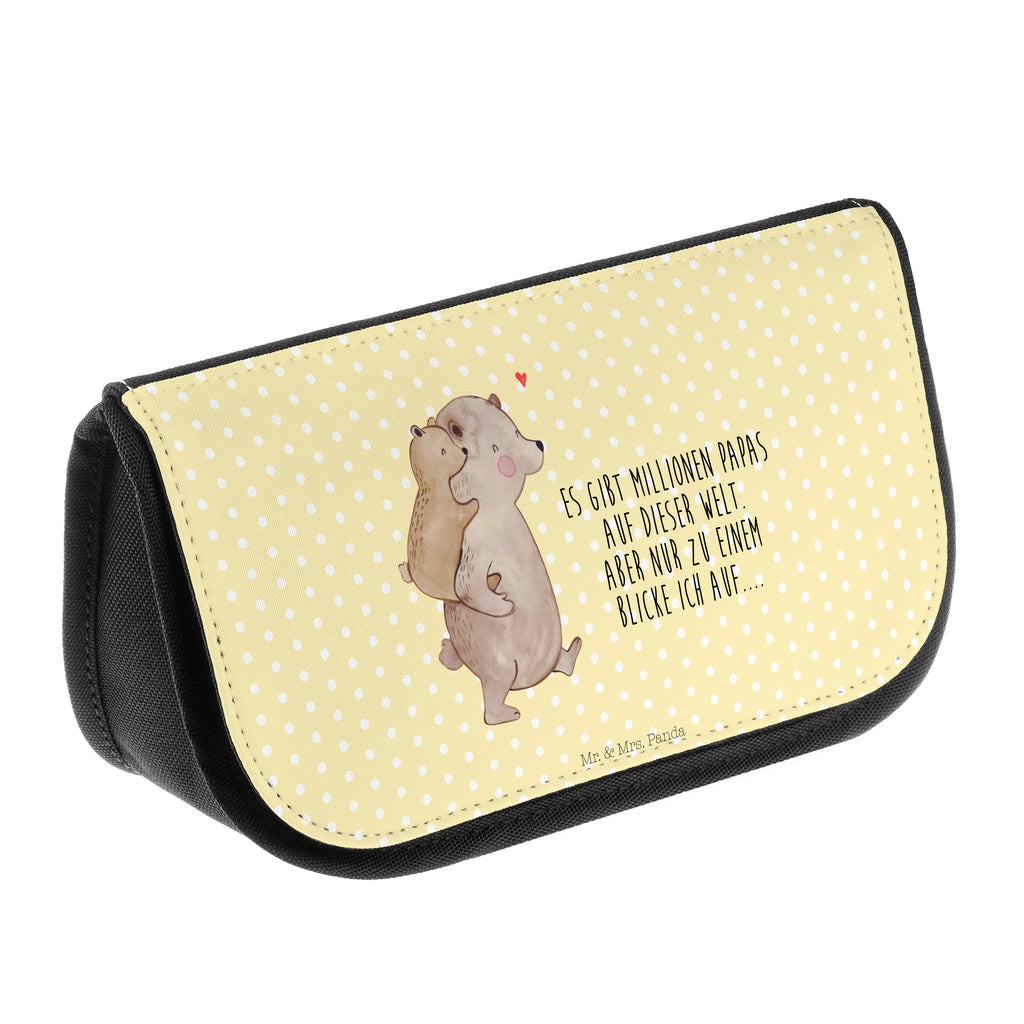 Kosmetiktasche Papa Bär Kosmetikbeutel, Kulturtasche, Kulturbeutel, Schminktasche, Make-Up Tasche, Familie, Vatertag, Muttertag, Bruder, Schwester, Mama, Papa, Oma, Opa, Geschenk, Vater, Papi, Vati, Onkel, Geburtstag