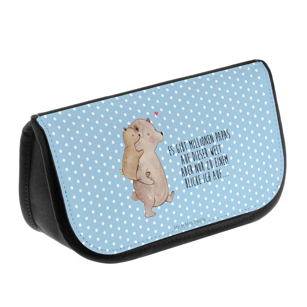 Kosmetiktasche Papa Bär Kosmetikbeutel, Kulturtasche, Kulturbeutel, Schminktasche, Make-Up Tasche, Familie, Vatertag, Muttertag, Bruder, Schwester, Mama, Papa, Oma, Opa, Geschenk, Vater, Papi, Vati, Onkel, Geburtstag