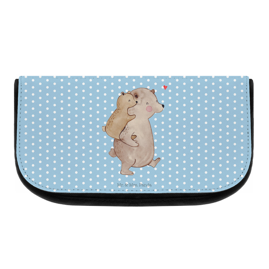 Kosmetiktasche Papa Bär Kosmetikbeutel, Kulturtasche, Kulturbeutel, Schminktasche, Make-Up Tasche, Familie, Vatertag, Muttertag, Bruder, Schwester, Mama, Papa, Oma, Opa, Geschenk, Vater, Papi, Vati, Onkel, Geburtstag