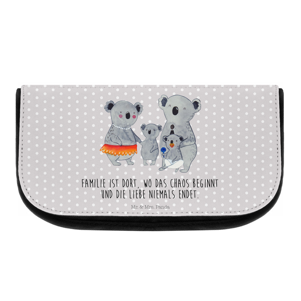 Kosmetiktasche Koala Familie Kosmetikbeutel, Kulturtasche, Kulturbeutel, Schminktasche, Make-Up Tasche, Familie, Vatertag, Muttertag, Bruder, Schwester, Mama, Papa, Oma, Opa, Koala, Koalas, Family, Kinder, Geschwister, Familienleben