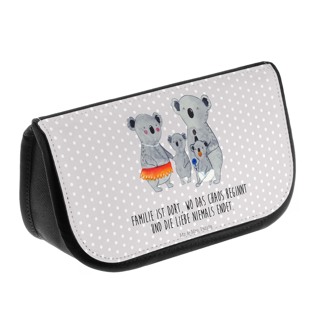 Kosmetiktasche Koala Familie Kosmetikbeutel, Kulturtasche, Kulturbeutel, Schminktasche, Make-Up Tasche, Familie, Vatertag, Muttertag, Bruder, Schwester, Mama, Papa, Oma, Opa, Koala, Koalas, Family, Kinder, Geschwister, Familienleben