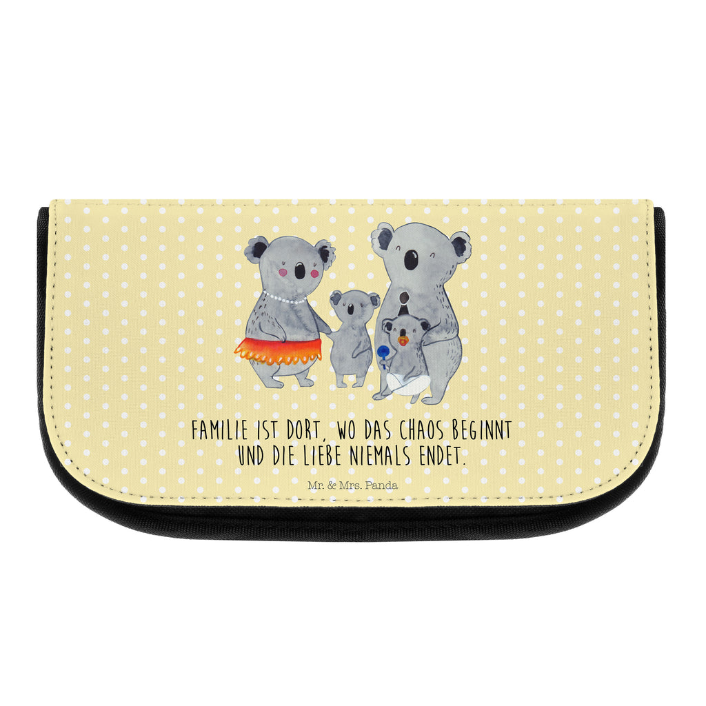 Kosmetiktasche Koala Familie Kosmetikbeutel, Kulturtasche, Kulturbeutel, Schminktasche, Make-Up Tasche, Familie, Vatertag, Muttertag, Bruder, Schwester, Mama, Papa, Oma, Opa, Koala, Koalas, Family, Kinder, Geschwister, Familienleben