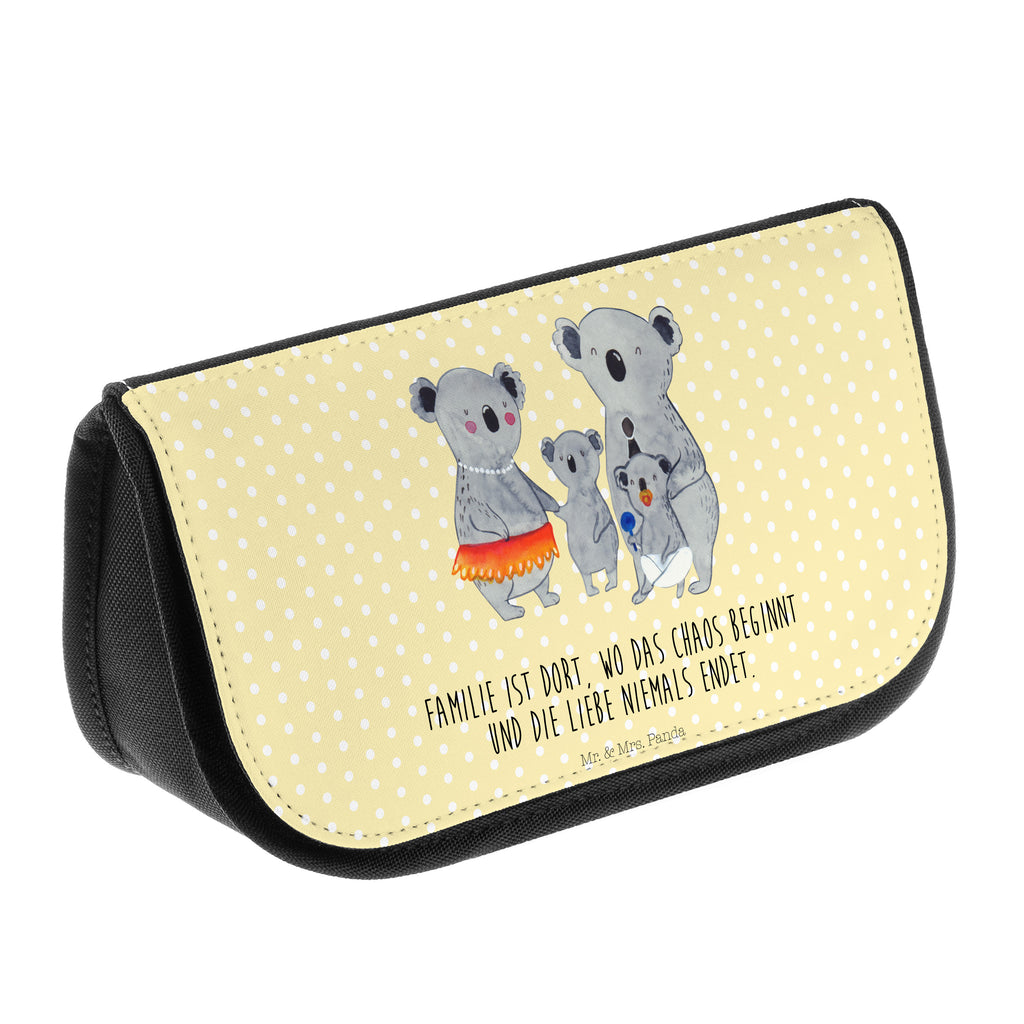 Kosmetiktasche Koala Familie Kosmetikbeutel, Kulturtasche, Kulturbeutel, Schminktasche, Make-Up Tasche, Familie, Vatertag, Muttertag, Bruder, Schwester, Mama, Papa, Oma, Opa, Koala, Koalas, Family, Kinder, Geschwister, Familienleben