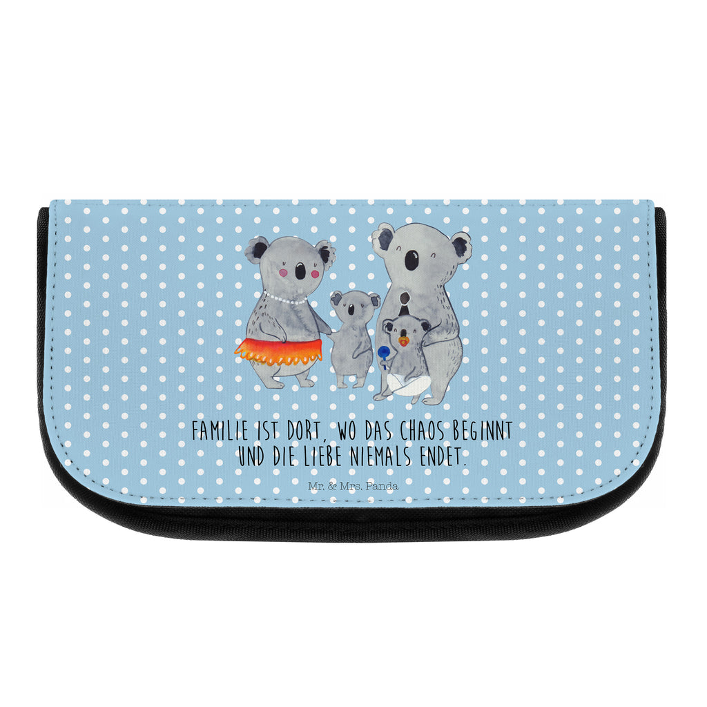 Kosmetiktasche Koala Familie Kosmetikbeutel, Kulturtasche, Kulturbeutel, Schminktasche, Make-Up Tasche, Familie, Vatertag, Muttertag, Bruder, Schwester, Mama, Papa, Oma, Opa, Koala, Koalas, Family, Kinder, Geschwister, Familienleben