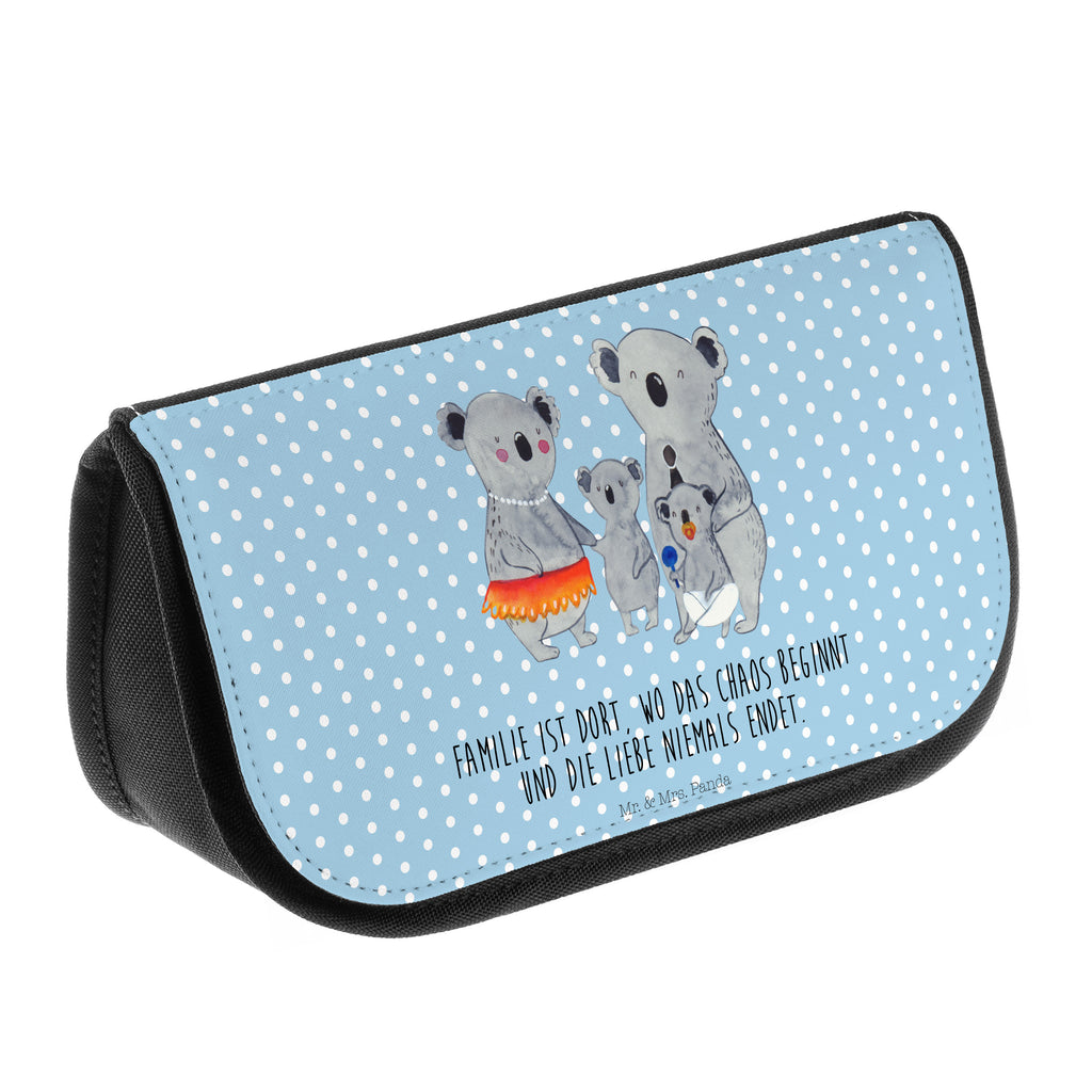 Kosmetiktasche Koala Familie Kosmetikbeutel, Kulturtasche, Kulturbeutel, Schminktasche, Make-Up Tasche, Familie, Vatertag, Muttertag, Bruder, Schwester, Mama, Papa, Oma, Opa, Koala, Koalas, Family, Kinder, Geschwister, Familienleben