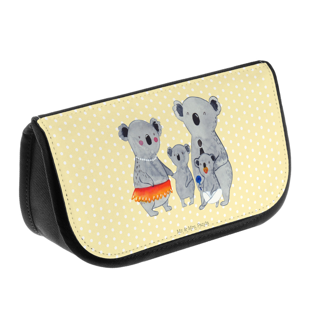 Kosmetiktasche Koala Familie Kosmetikbeutel, Kulturtasche, Kulturbeutel, Schminktasche, Make-Up Tasche, Familie, Vatertag, Muttertag, Bruder, Schwester, Mama, Papa, Oma, Opa, Koala, Koalas, Family, Kinder, Geschwister, Familienleben
