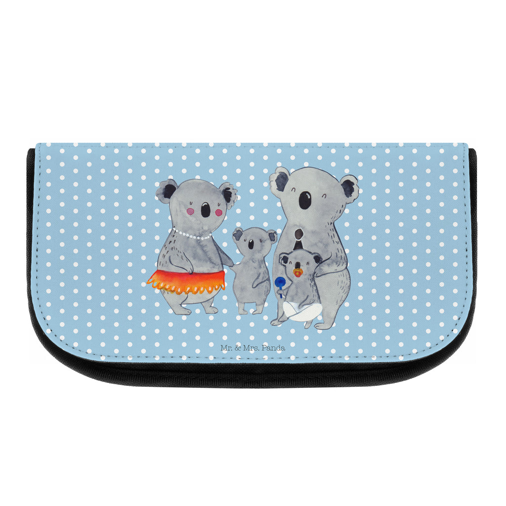 Kosmetiktasche Koala Familie Kosmetikbeutel, Kulturtasche, Kulturbeutel, Schminktasche, Make-Up Tasche, Familie, Vatertag, Muttertag, Bruder, Schwester, Mama, Papa, Oma, Opa, Koala, Koalas, Family, Kinder, Geschwister, Familienleben