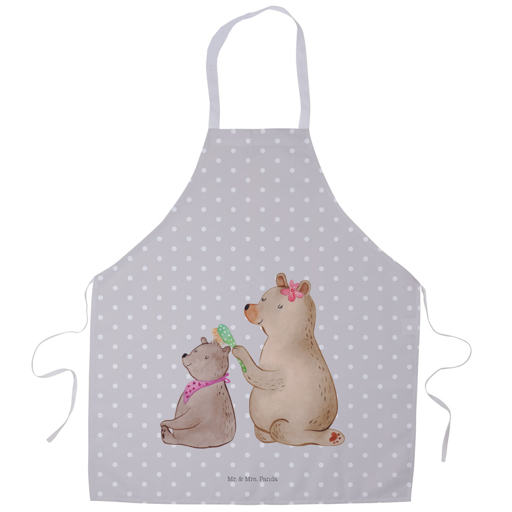 Kochschürze Bär mit Kind Schürze, Backschürze, Küchenschürze, Grillschürze, Latzschürze, Familie, Vatertag, Muttertag, Bruder, Schwester, Mama, Papa, Oma, Opa, Geschenk, Mutti, Mutter